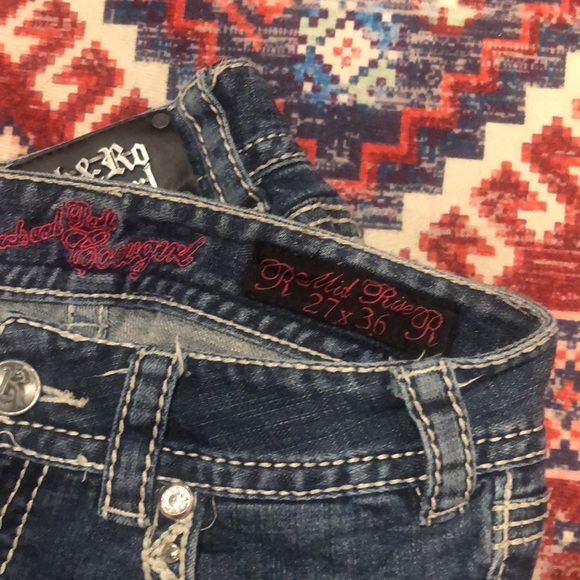 Rock & Roll Cowgirl Mid Rise Sz27 - Picture 6 of 6